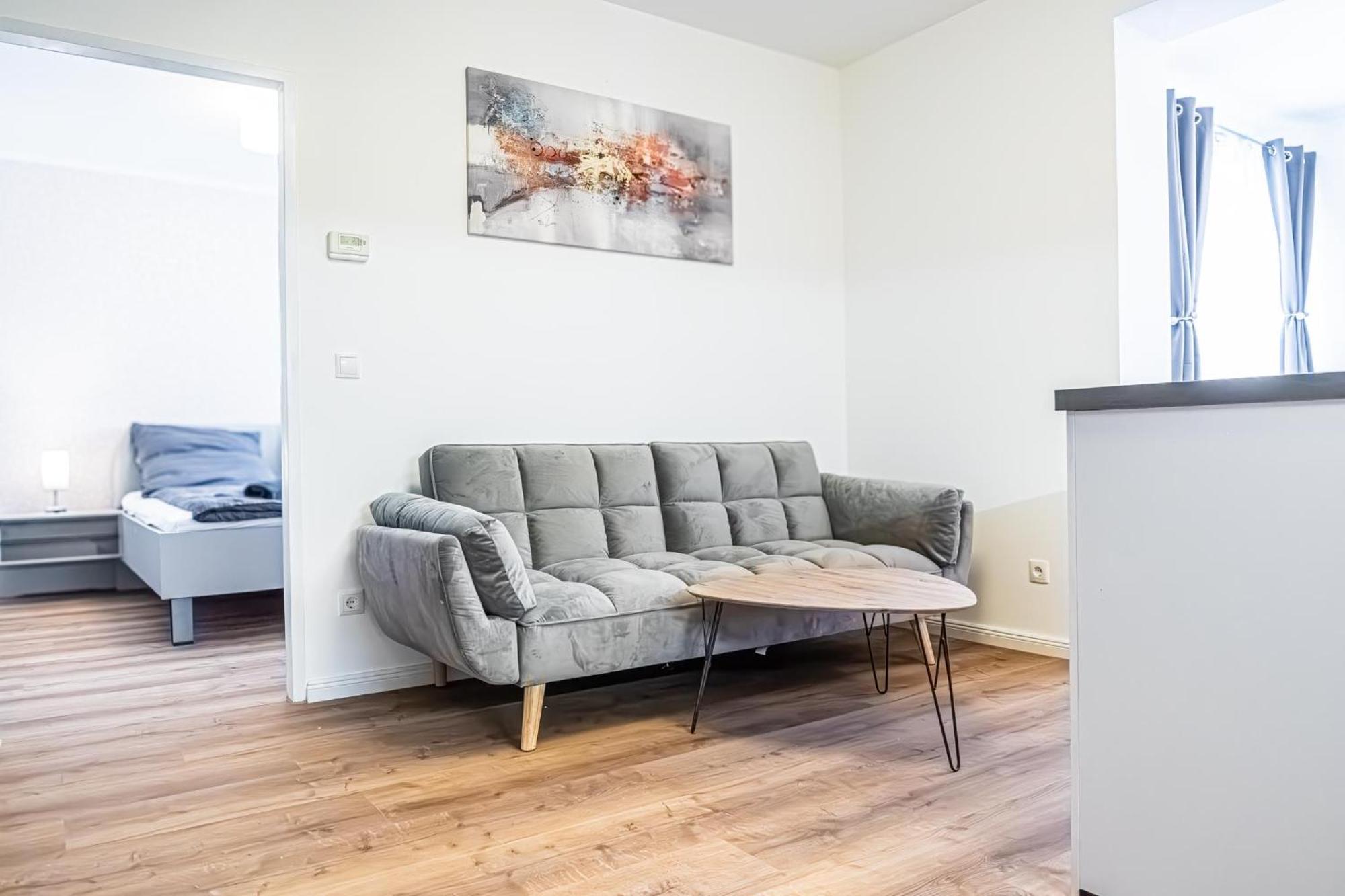 Charming 1Br And 1Lr Apt Modern Design Donaustadt Bécs Kültér fotó